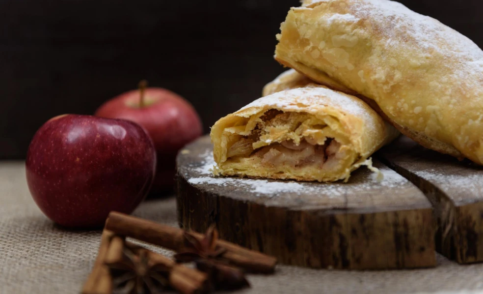 recept na viedenskú jablkovú štrúdľu