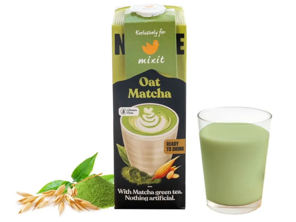 Ovsený nápoj Matcha