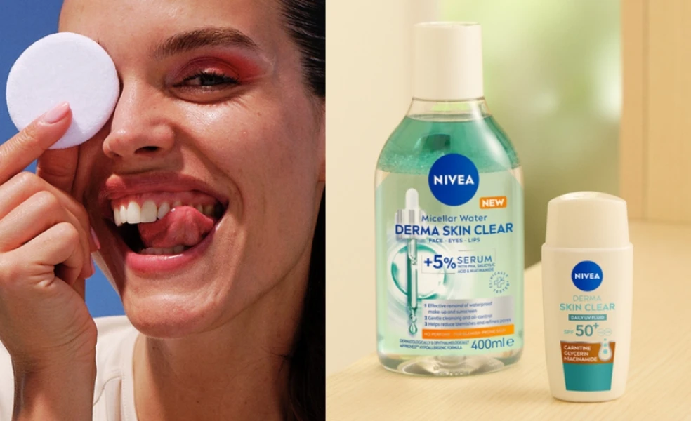 micelárna voda a SPF Nivea