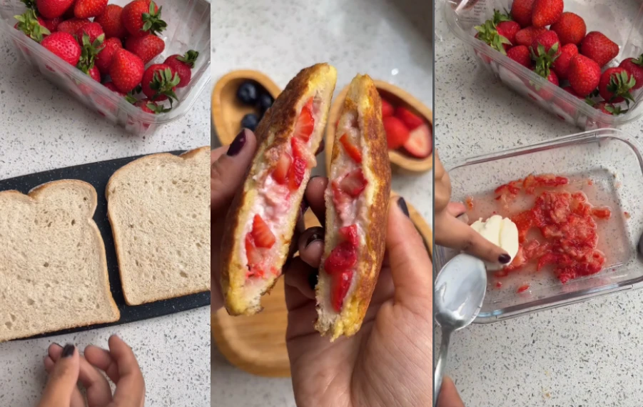 plnené francúzske toasty