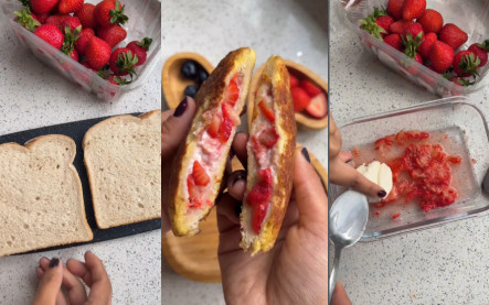 plnené francúzske toasty